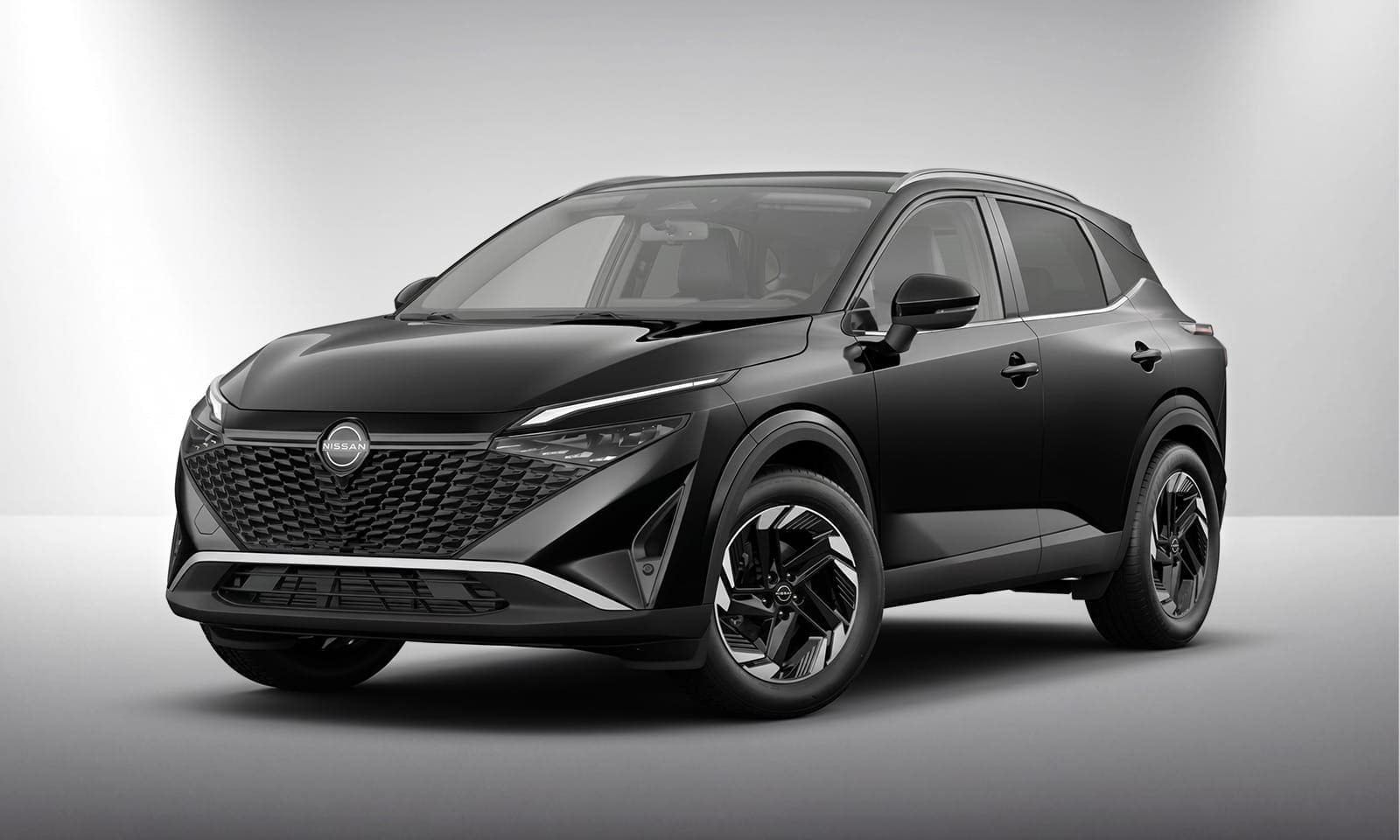Frontansicht vom Nissan Qashqai mit Allrad von ASS